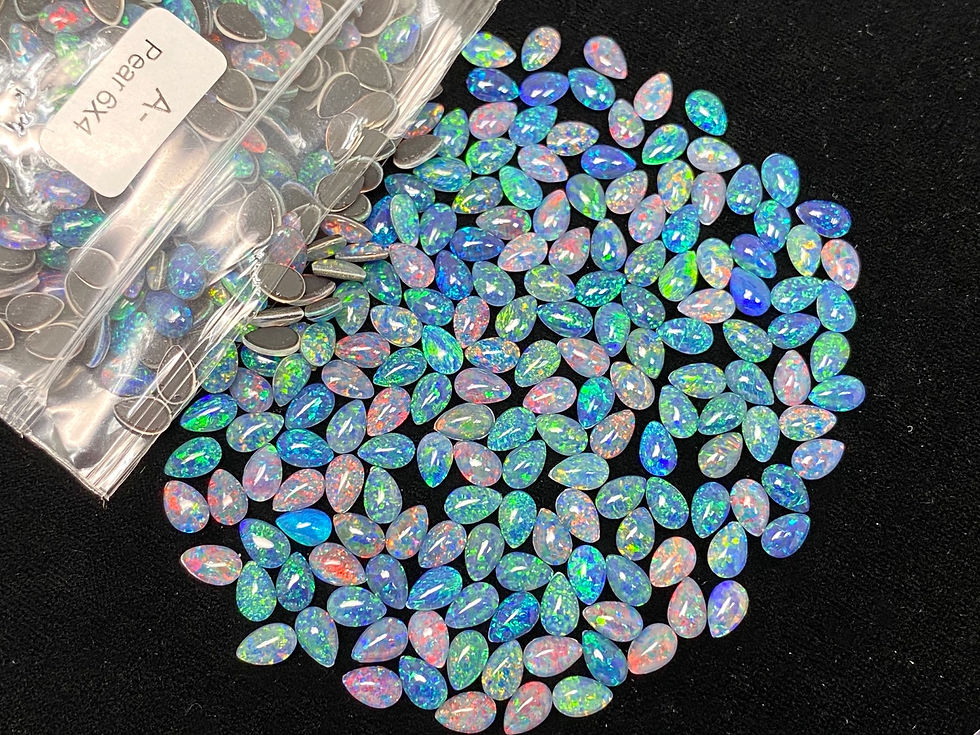 Thumbnail: Opal Triple Pear 6x4mm