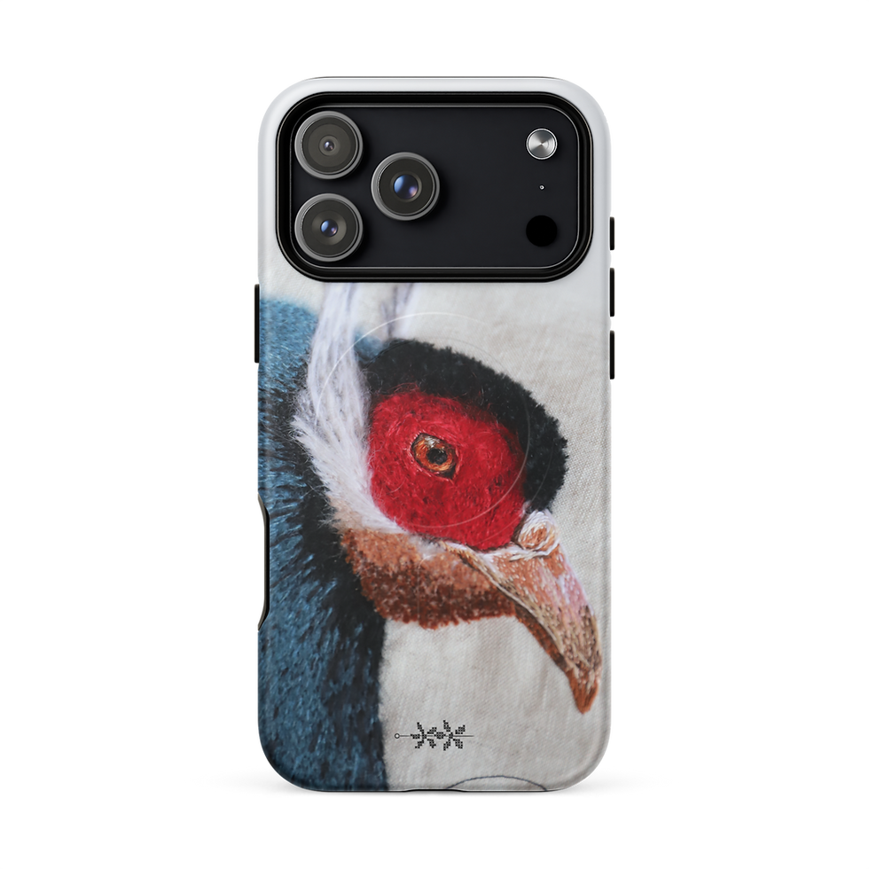 Thumbnail: MagSafe® tough case for iPhone® "Crossoptilon Auritum"