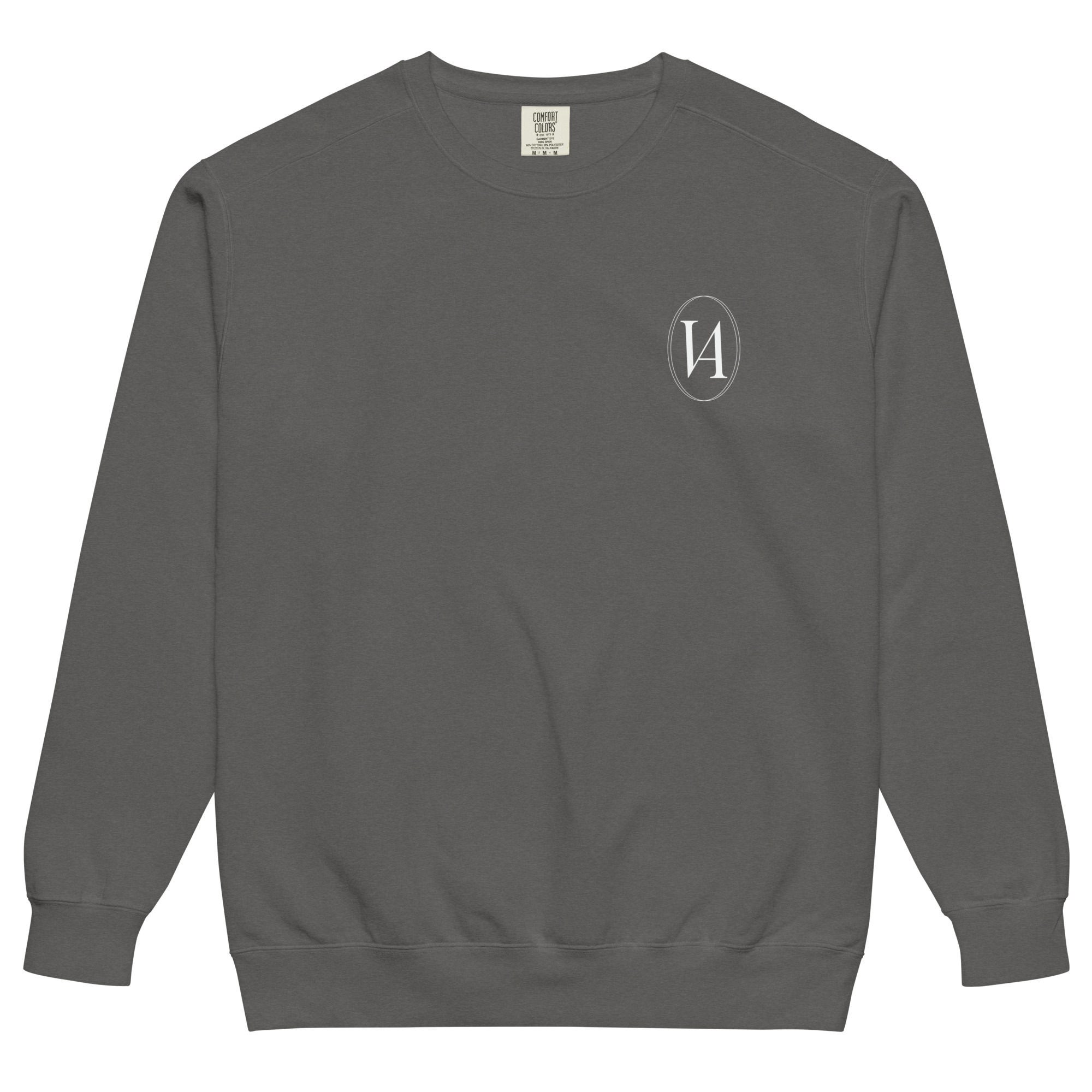 Unisex garment-dyed sweatshirt