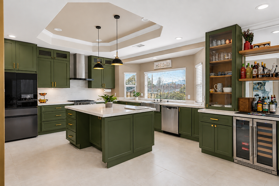 Custom kitchen remodeling project in San Diego by CAL RENOVATION