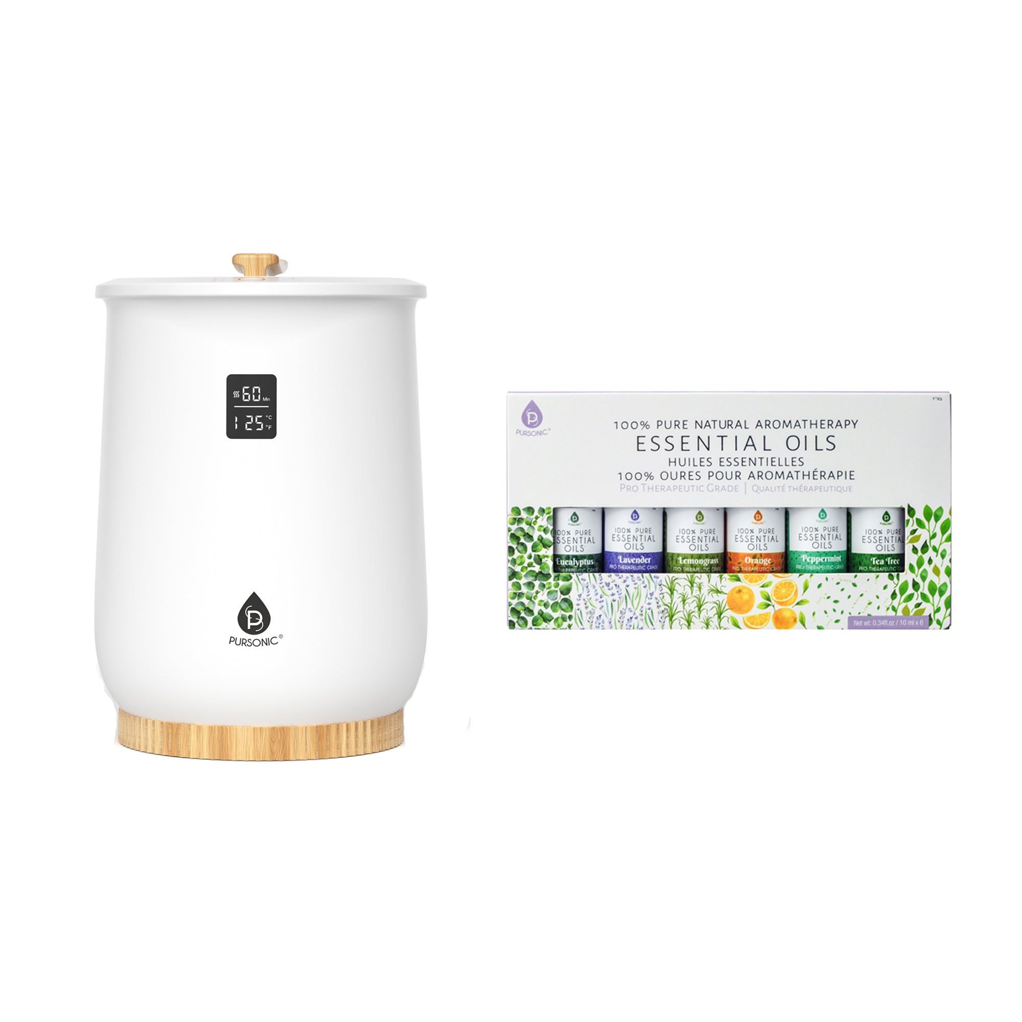 Home Spa Bucket Towel Warmer Bundle – Large-Capacity Warmer with Adjustable Heat