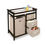 Thumbnail: Baby Changing Table with 3 Baskets and Hamper in Espresso