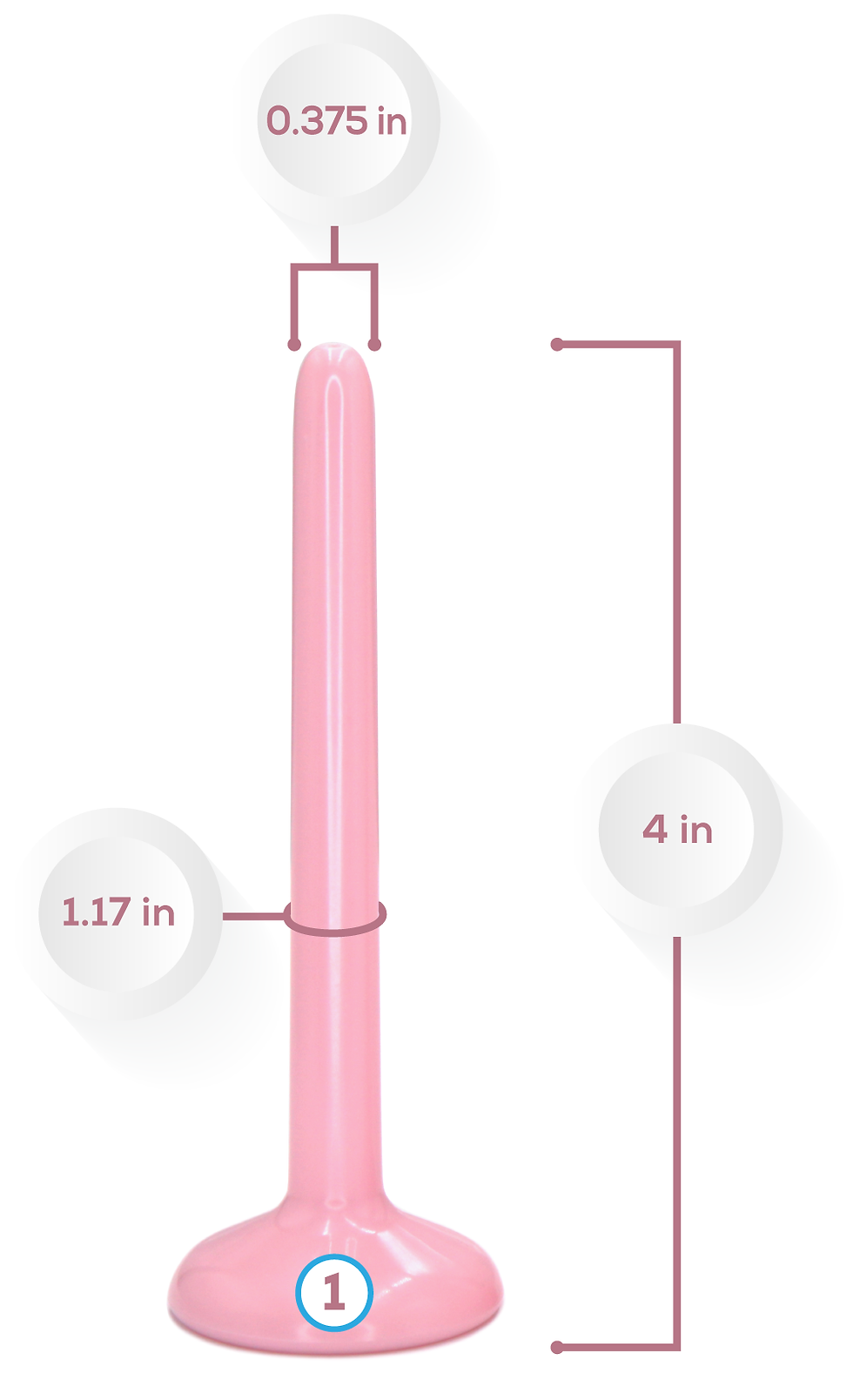 Thumbnail: Size 1 & 2 Neodymium Magnetic Vaginal Combo Set