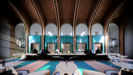 Interior View of Bar