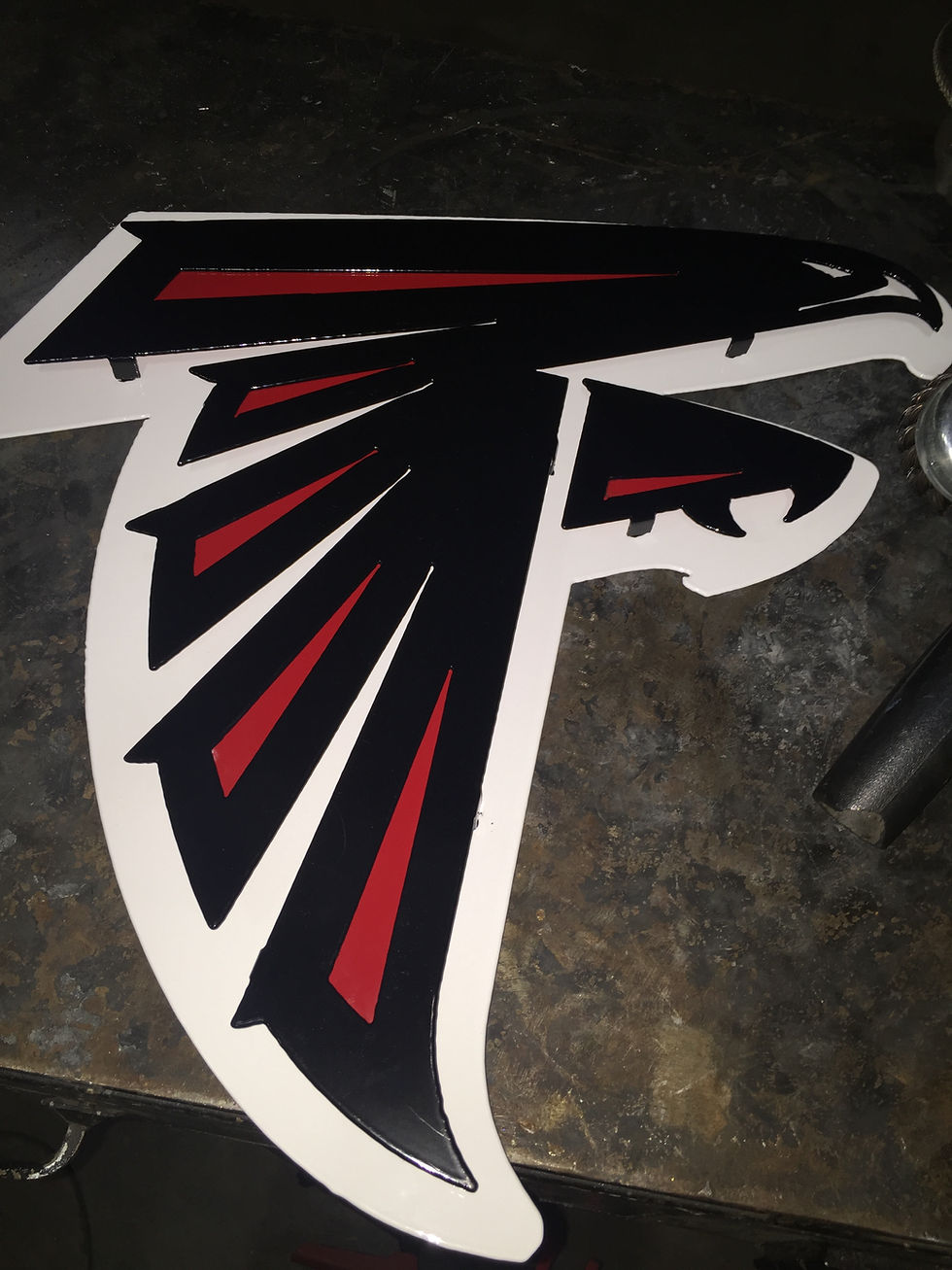 Thumbnail: Falcon Sign - Man Cave Sports Sign