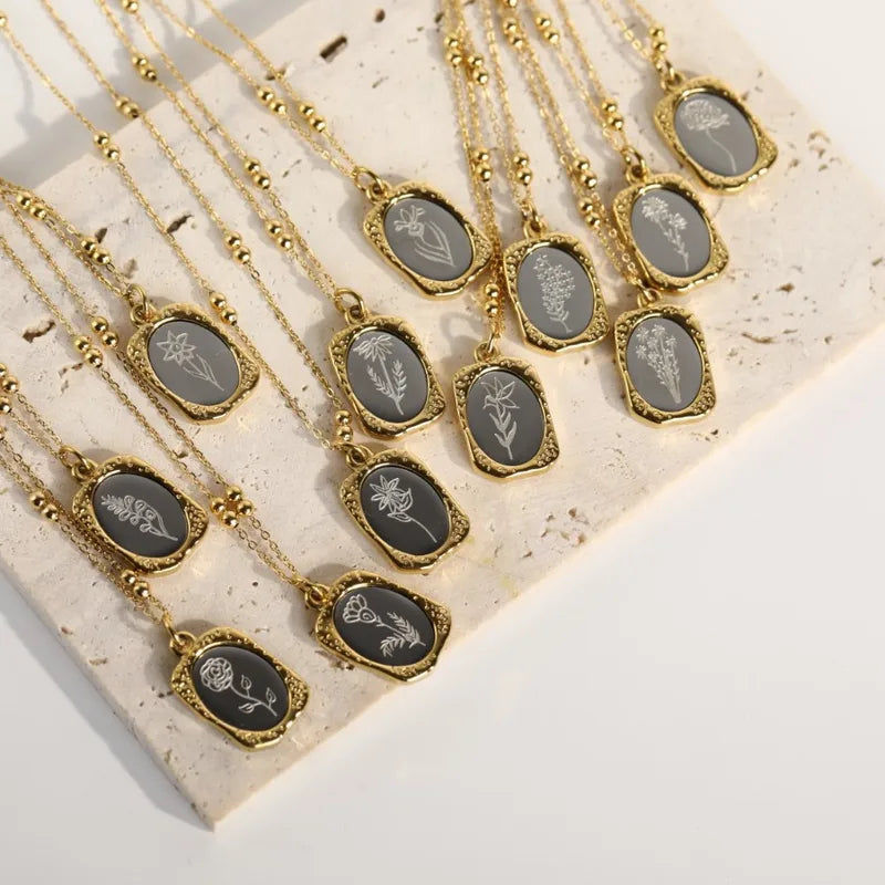 Birth Bloom Pendant Necklace