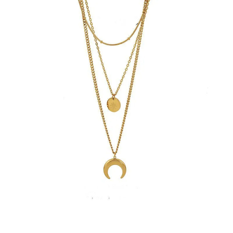 Triple Eclipse Necklace