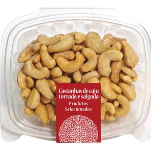 CASTANHA DE CAJU TORRADA E SALGADA 200G