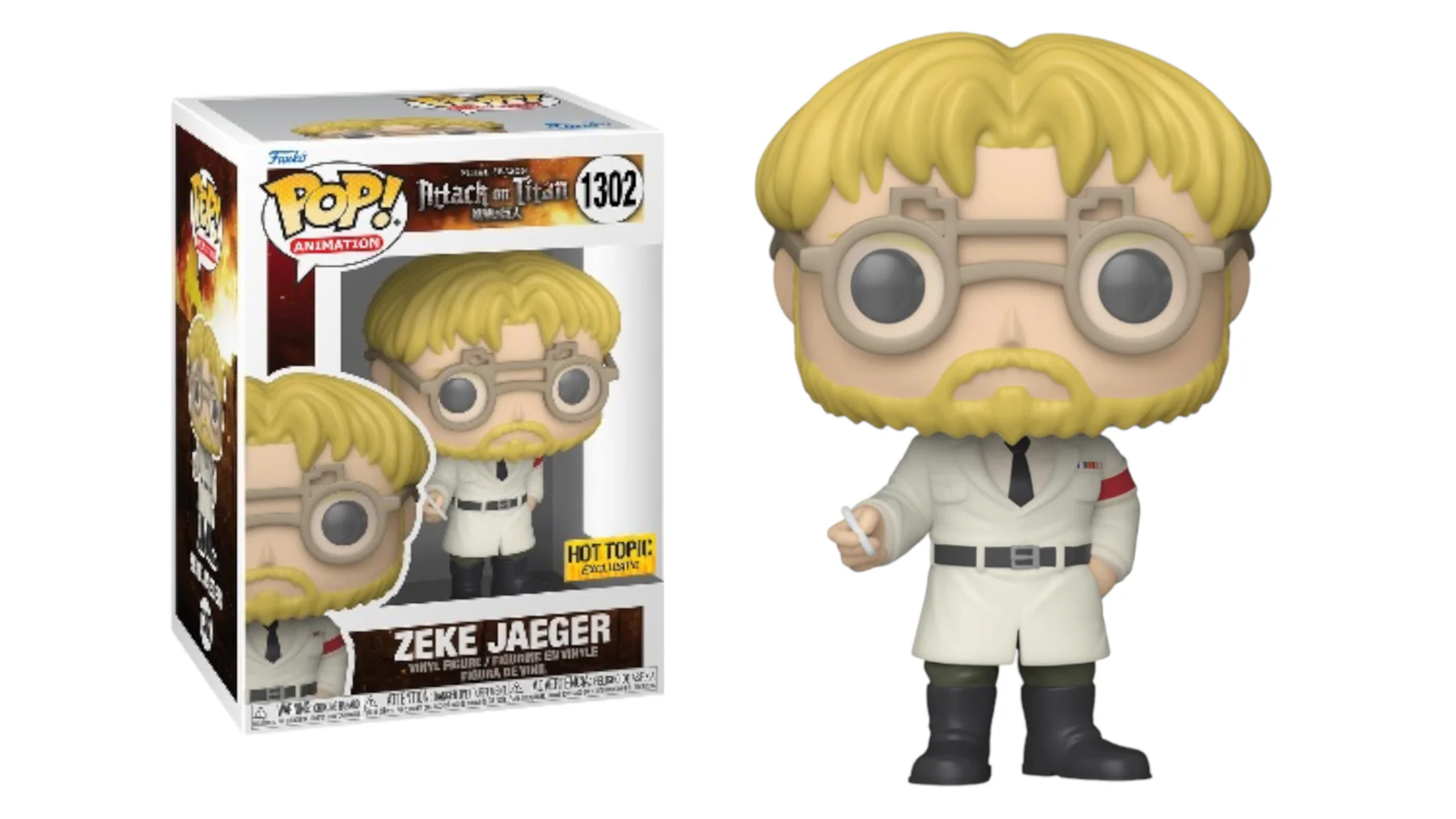 Attack on Titan: Zeke Yeager, Hot topic,  Funko Pop  #1302