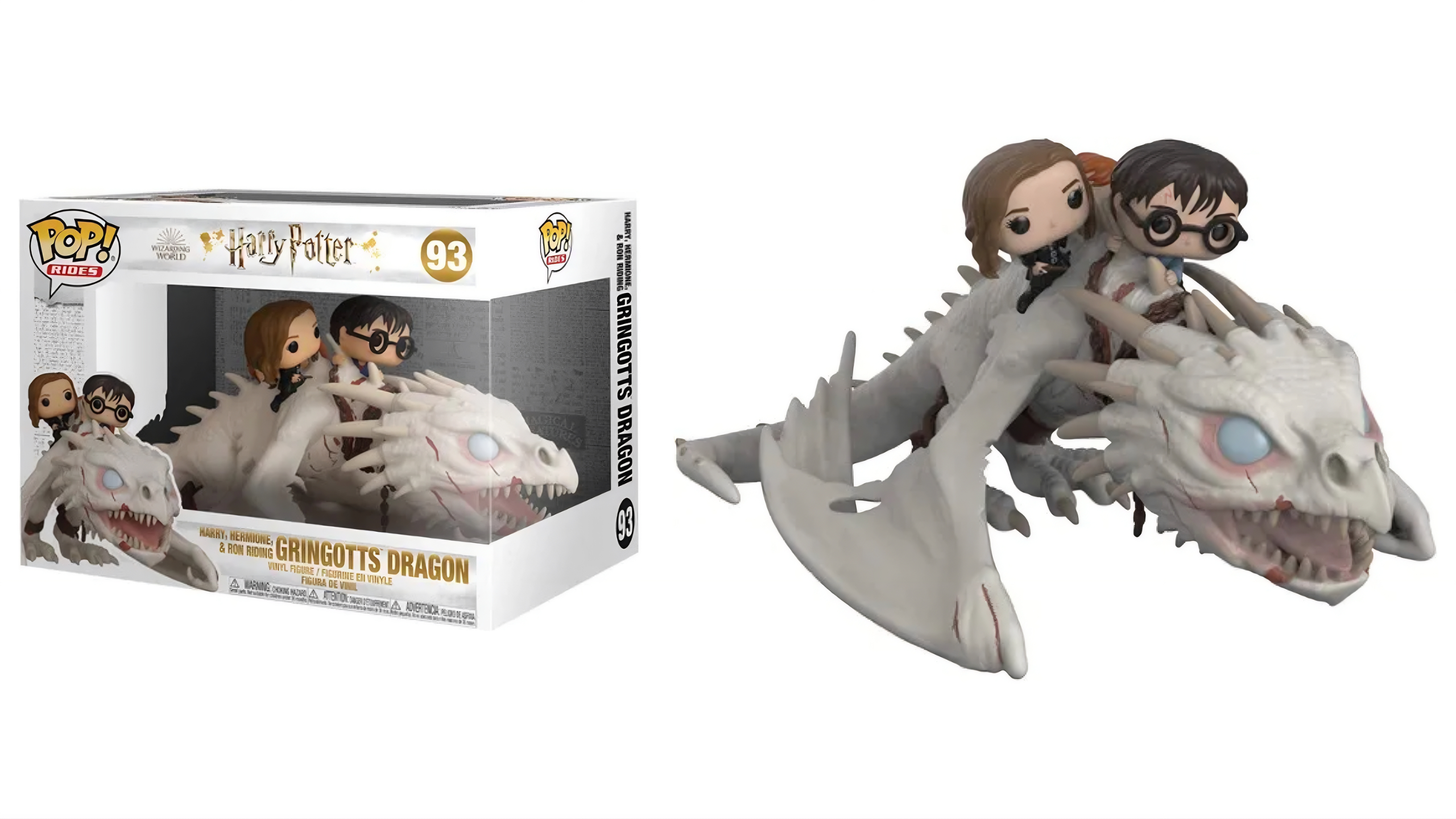 Harry Potter : Ukrainian Ironbelly with Harry, Ron, and Hermione Funko Pop #93