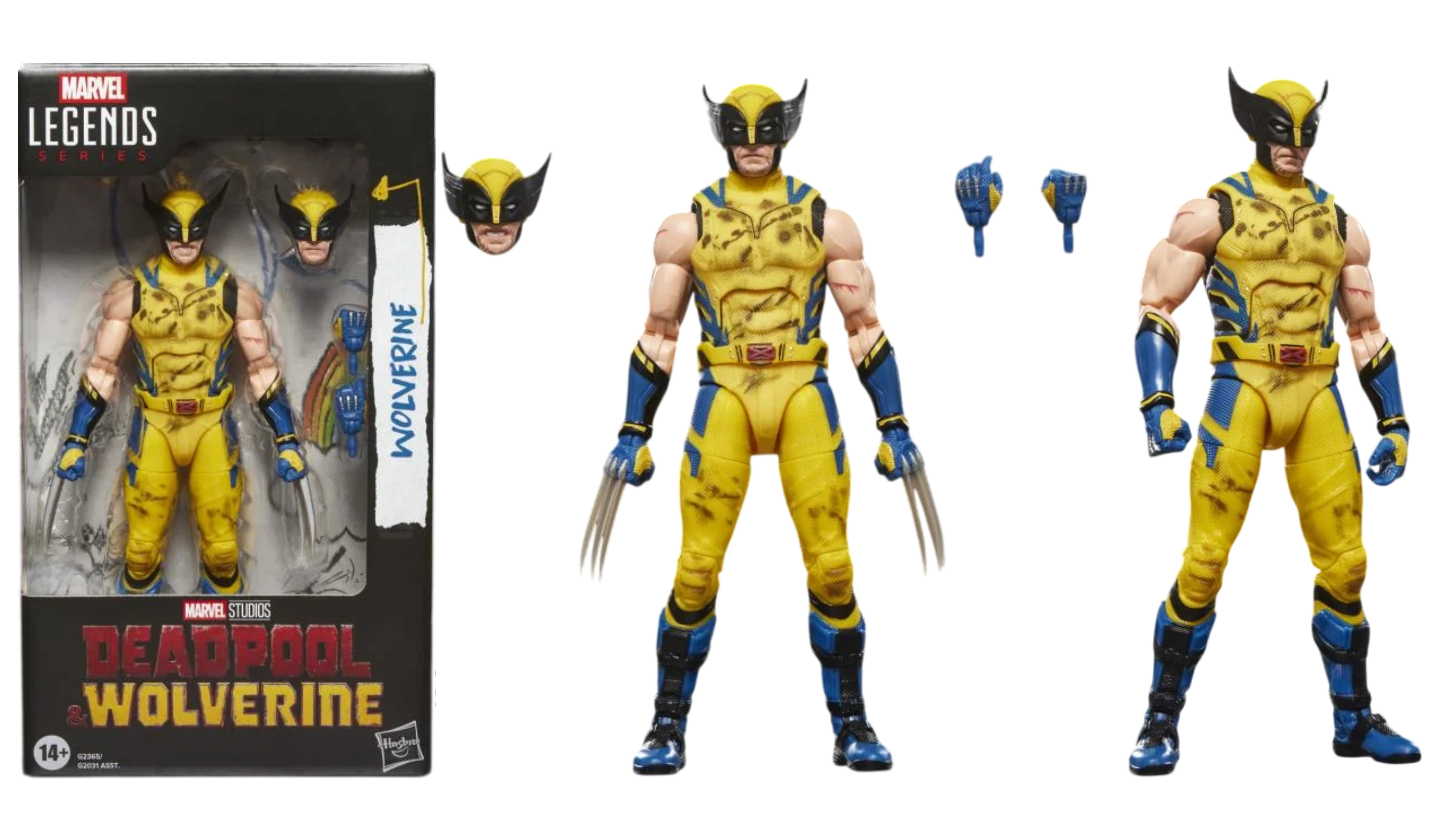 Marvel Legends Deadpool & Wolverine Wolverine sin mangas Action Figure