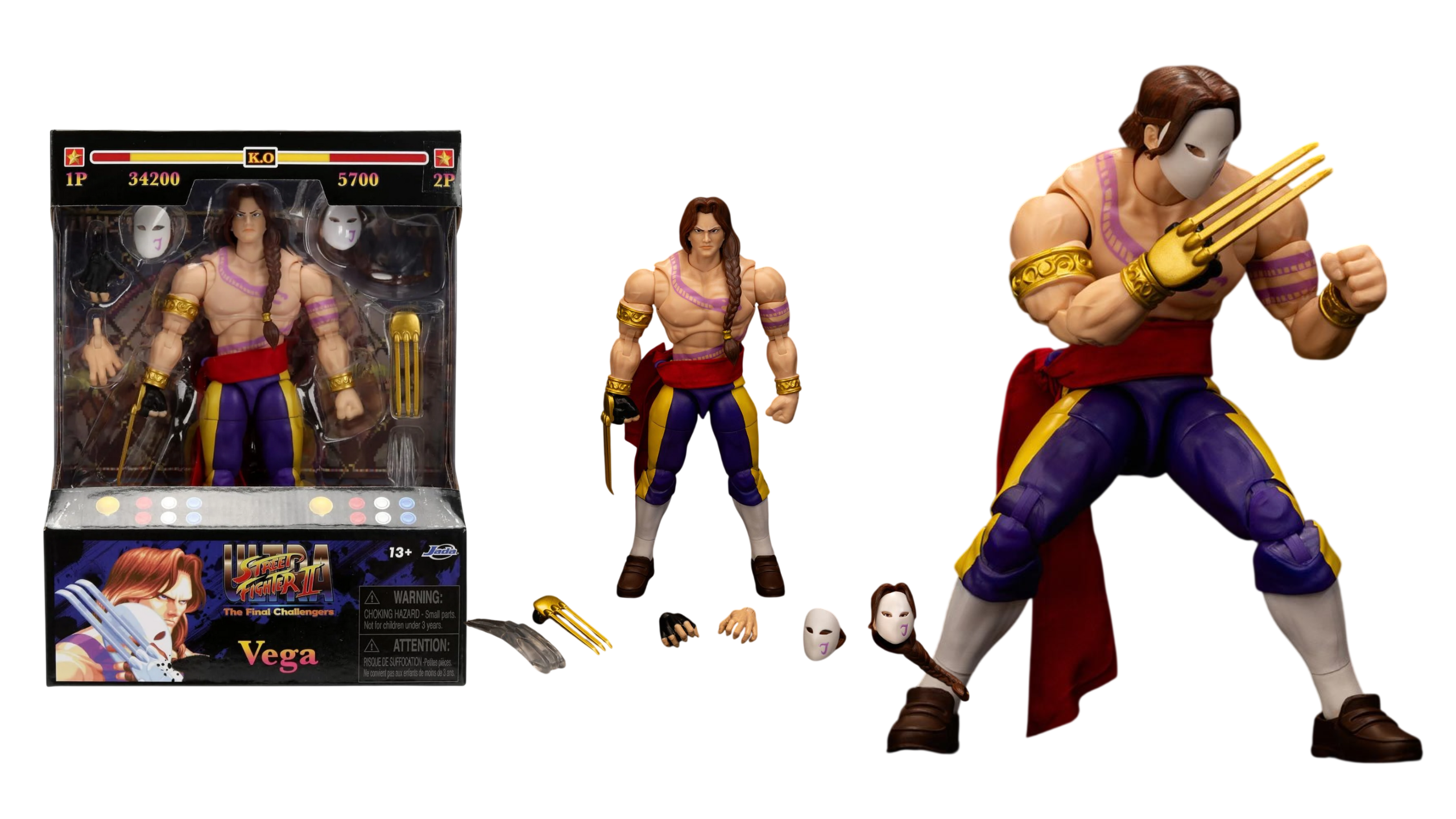 Jada Toys Ultra Street Fighter II Vega 6-Inch Action Figure