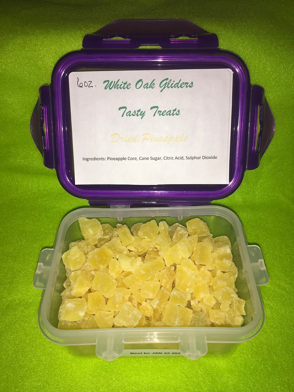 Dried Pineapple Treats (4oz)