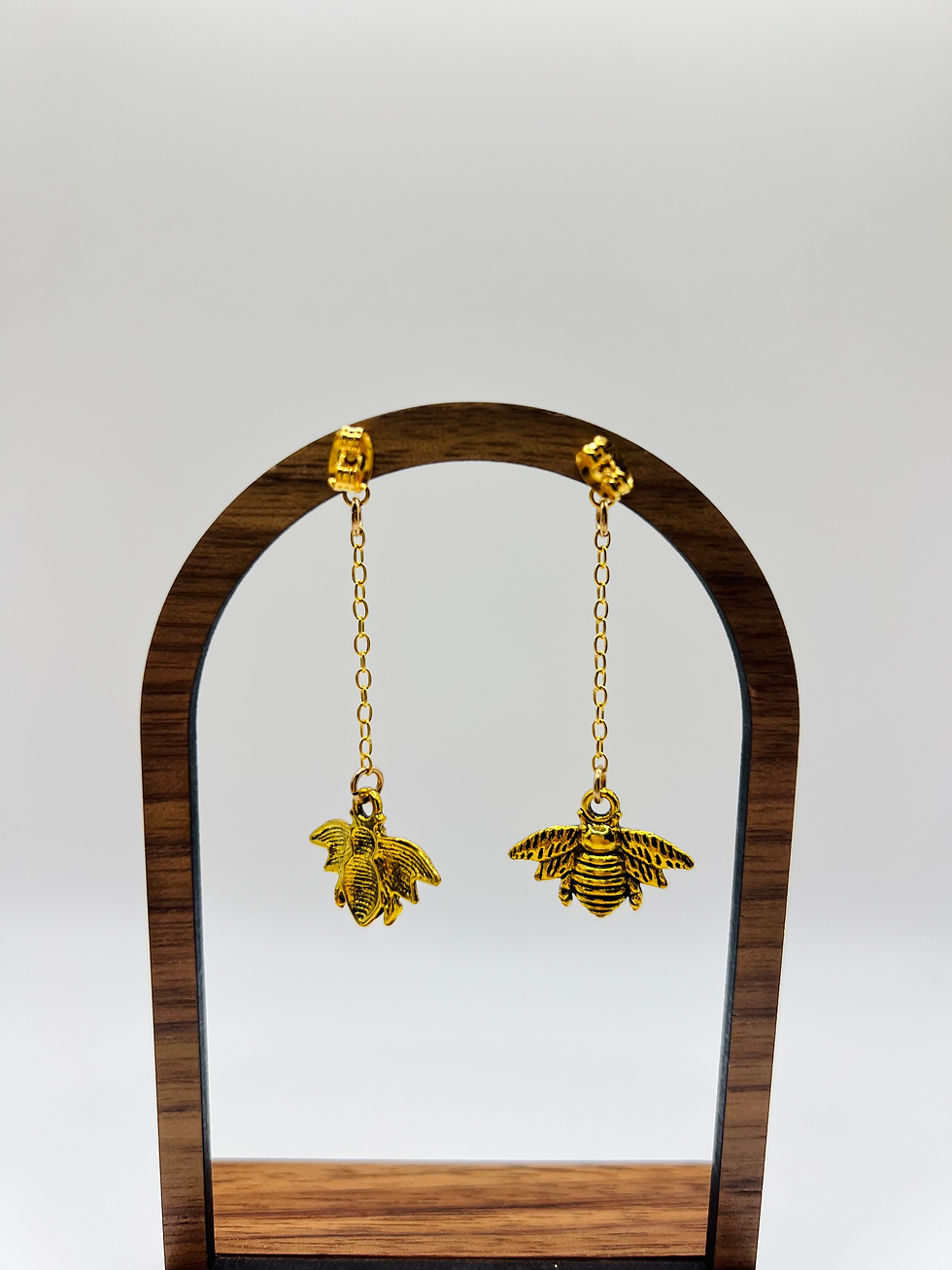 Thumbnail: Bumble Bee Drop Earrings