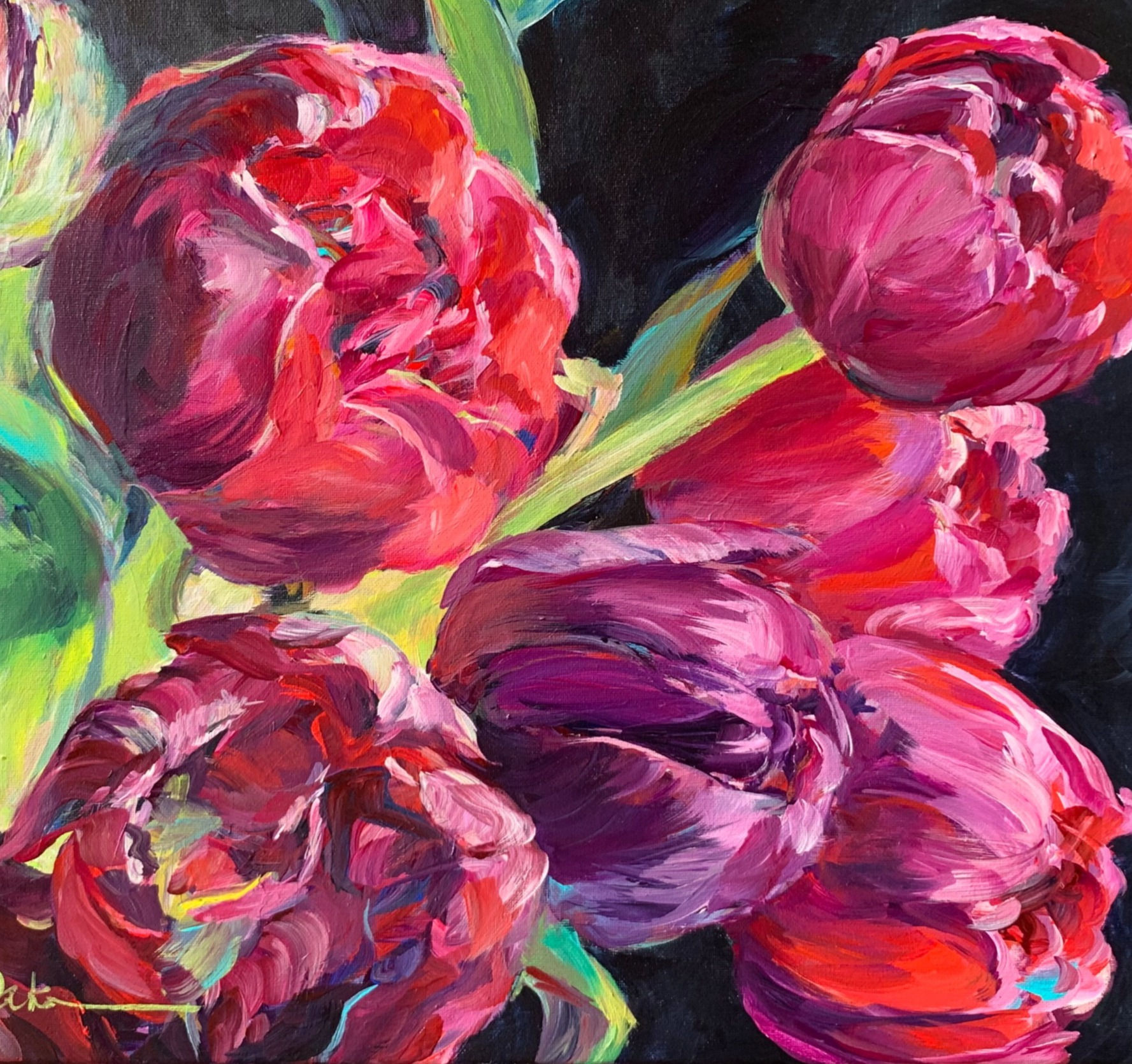 "Heart Friends" Custom Ceramic Coaster Tiles