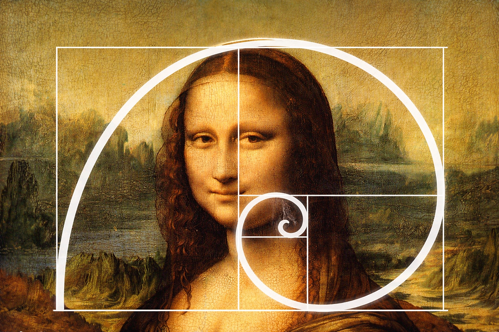 math art in mona lisa by da vinci