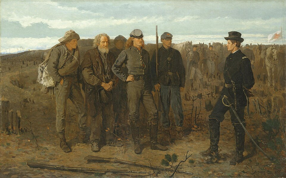 art inspired by war winslow homer civil war
