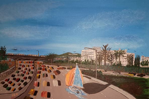 Cruising the 405 |Acrylic on Canvas