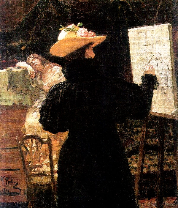 portrait art and ilya repin