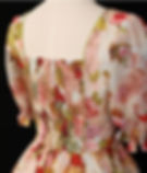 Thumbnail: Red Roses Square Neck Event Dress