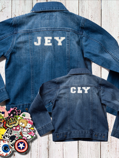 DIY Mother & Son Matching Denim Jackets!