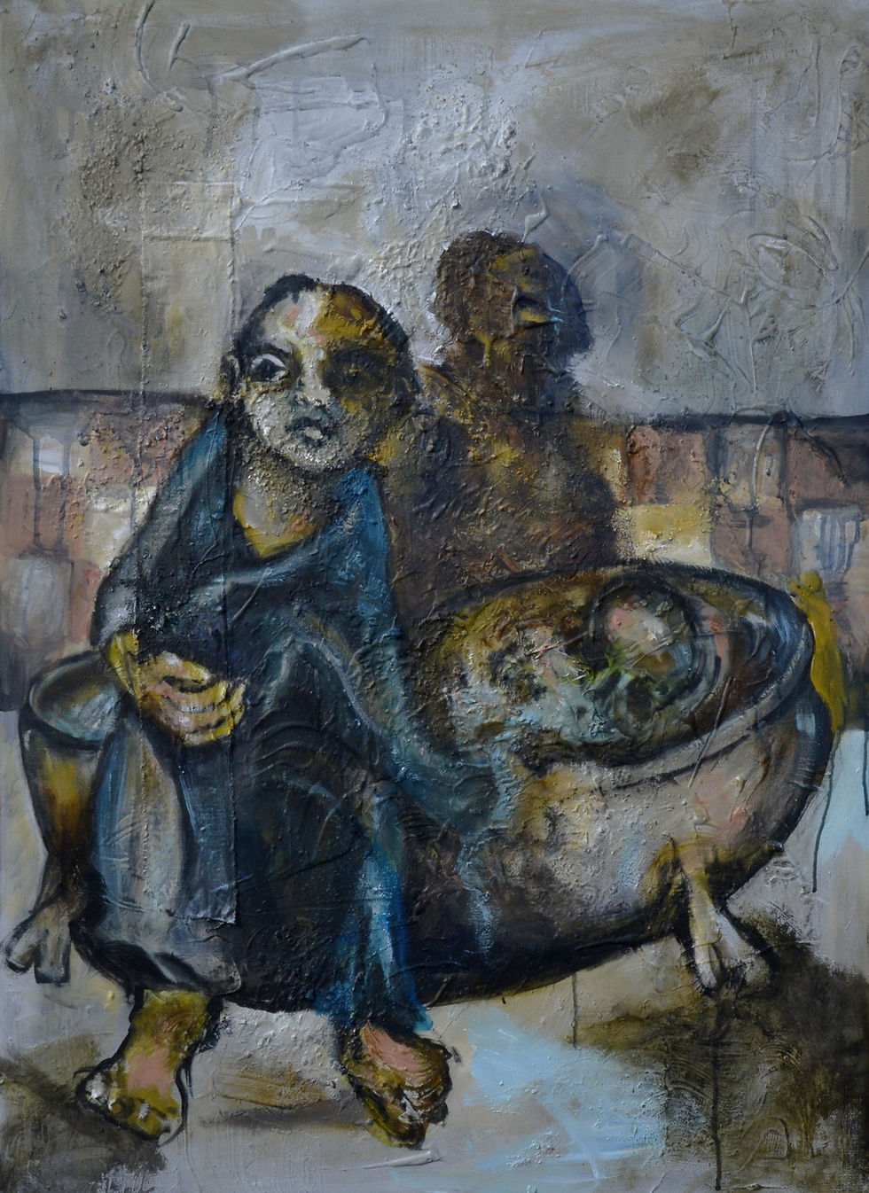 Ablution profane bleue