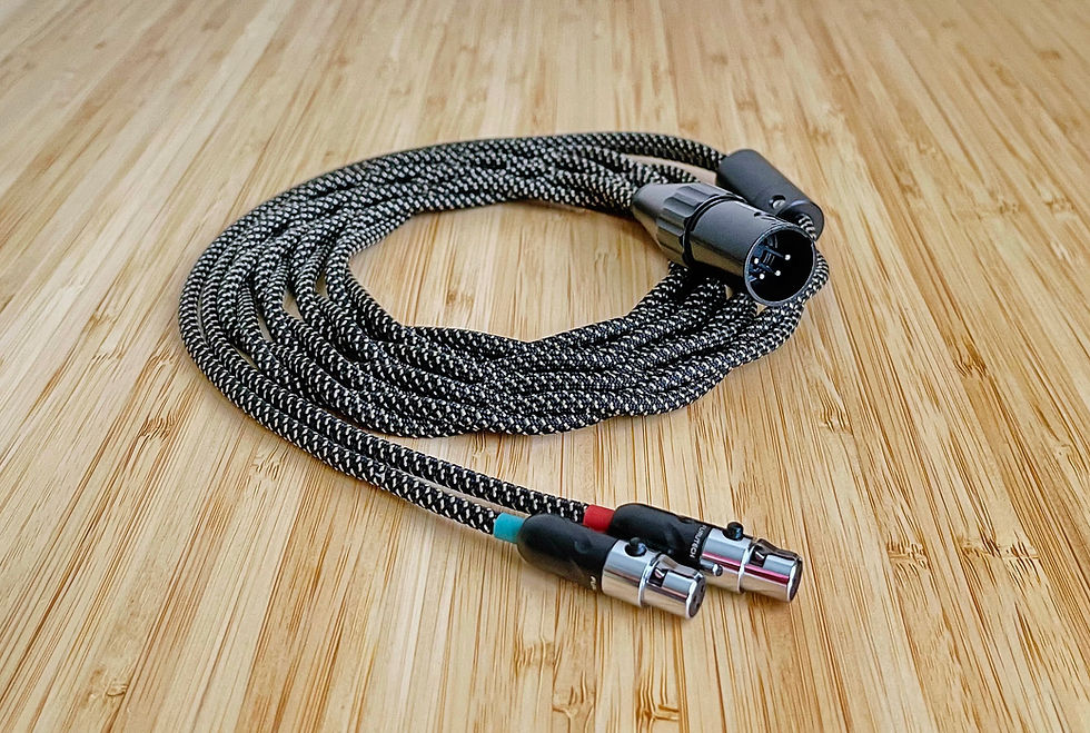 Thumbnail: Hi-End Shielded Hybrid Silver Cryo Copper Gold Palladium cable for Abyss AB-1266