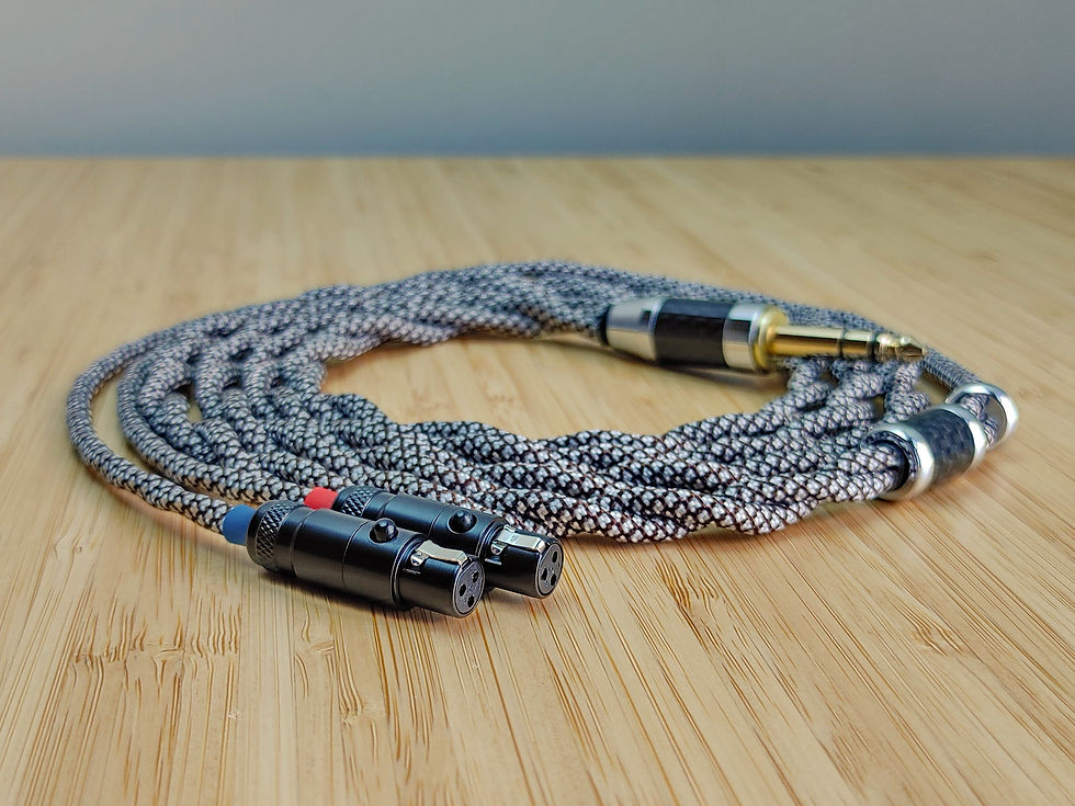 Thumbnail: 7N OCC Litz Type 6 Copper Graphene cable for Abyss AB-1266 AB1266 PHI TC