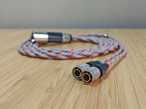 JH 4ピン 7N OCC 銀コート 4.4mm5極 Roxanne Layla 7N OCC Copper Gold Pure Silver cable for Dan Clark Stealth Ether