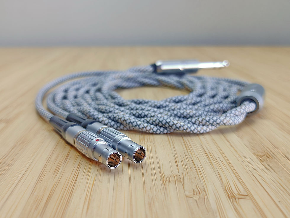Thumbnail: High End Hybrid Silver Copper Gold Palladium Graphene cable for Focal Utopia