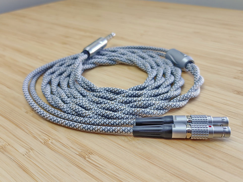Thumbnail: High End Hybrid Silver Copper Gold Palladium Graphene cable for Focal Utopia