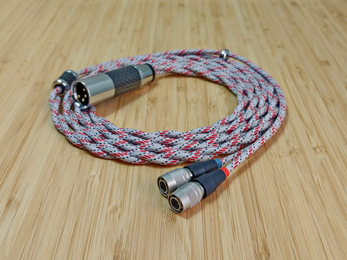 7N OCC Copper Gold Pure Silver cable for Dan Clark Stealth Ether