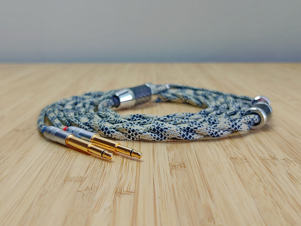 Thumbnail: Gold plated pure silver shielded cable for Meze 109 PRO 105 AER 99 Liric Neo