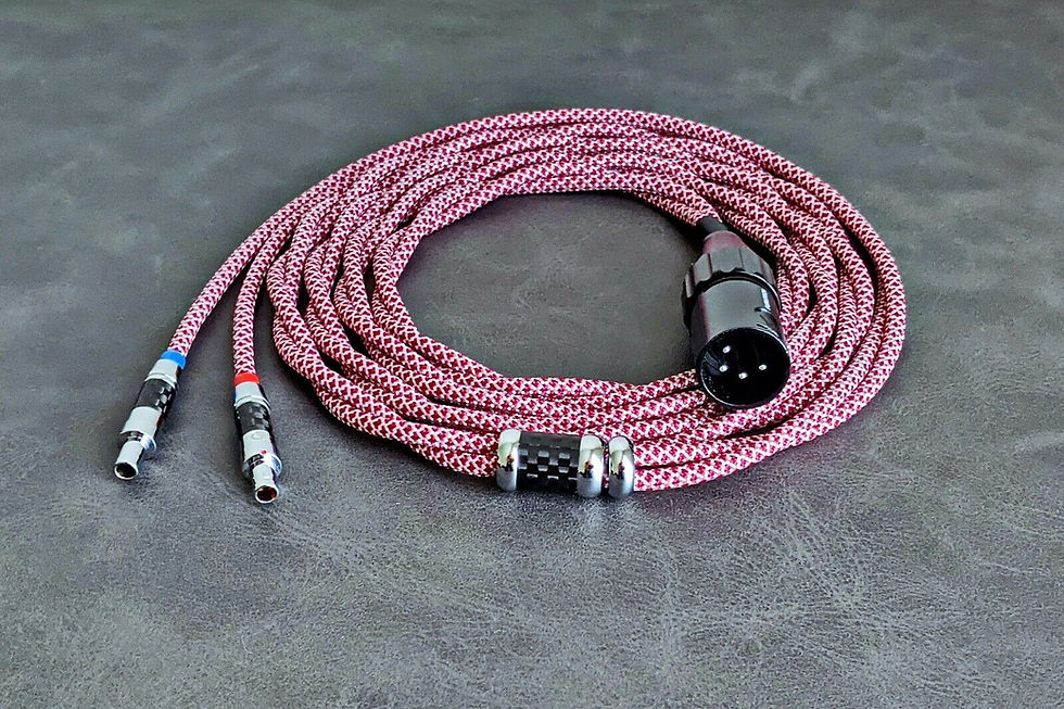 Thumbnail: Cryo Copper Gold Silver Palladium Cable for Sennheiser HD800 HD820 HD800S HD8XX