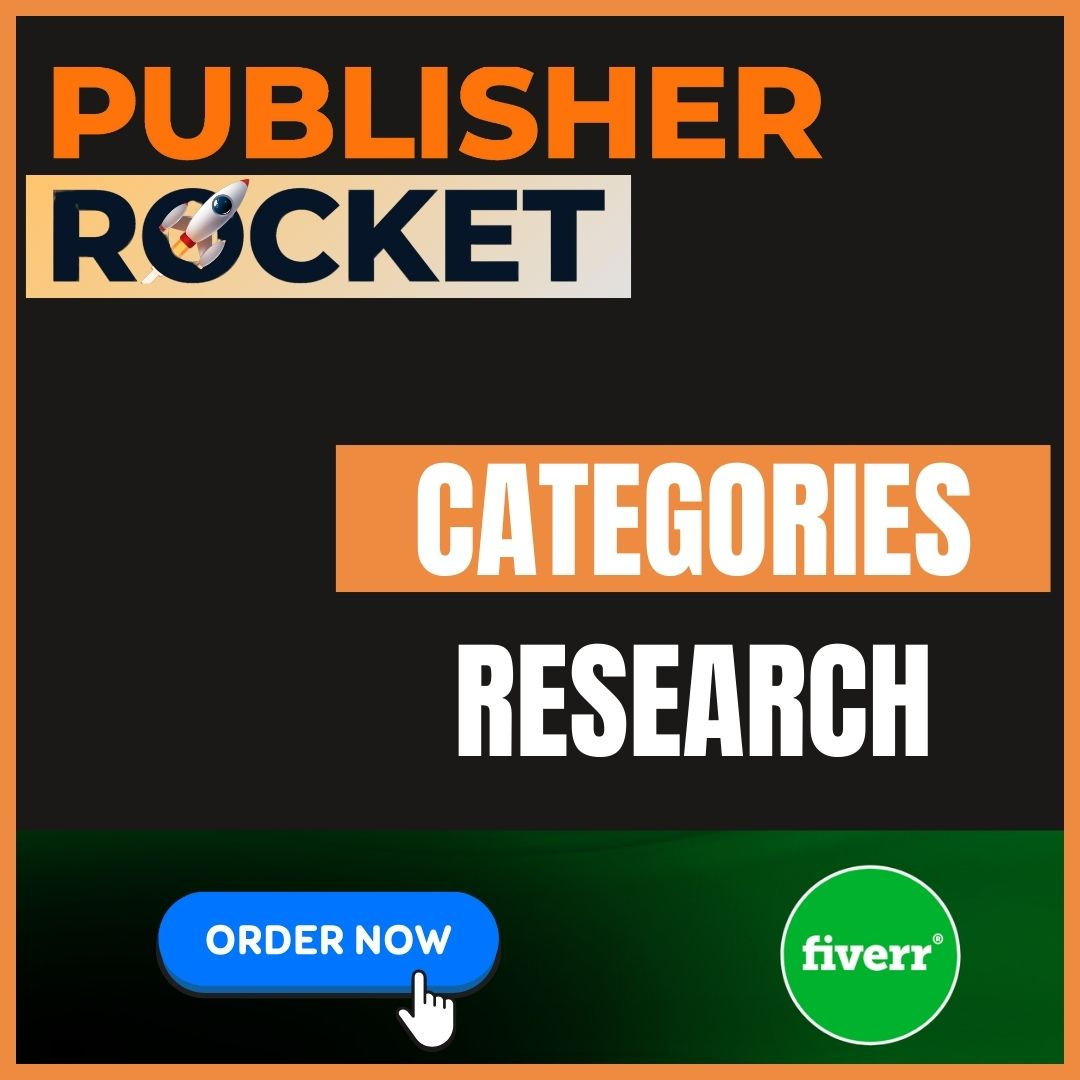 Categories Research Using Publisher Rocket
