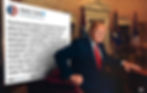 AI generated image of Trump and one of its statements