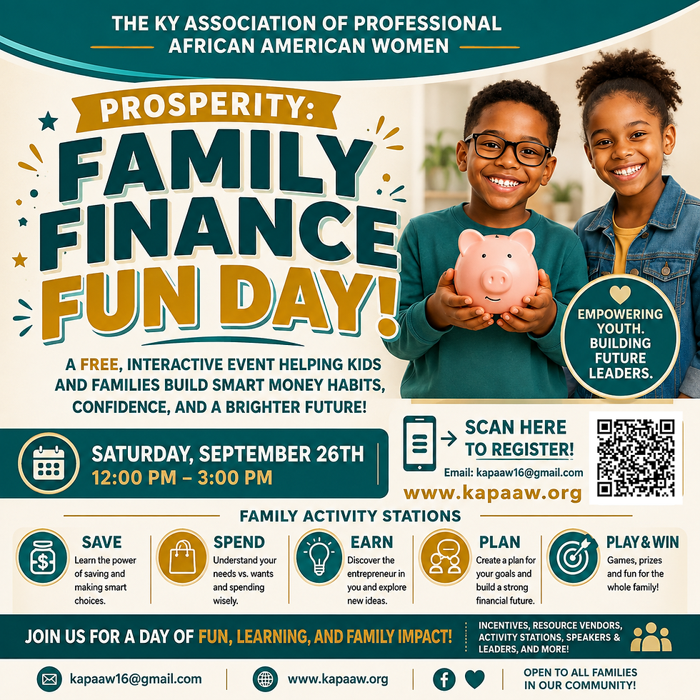 LEX Prosperity Initiative: Family Finance Fun Day