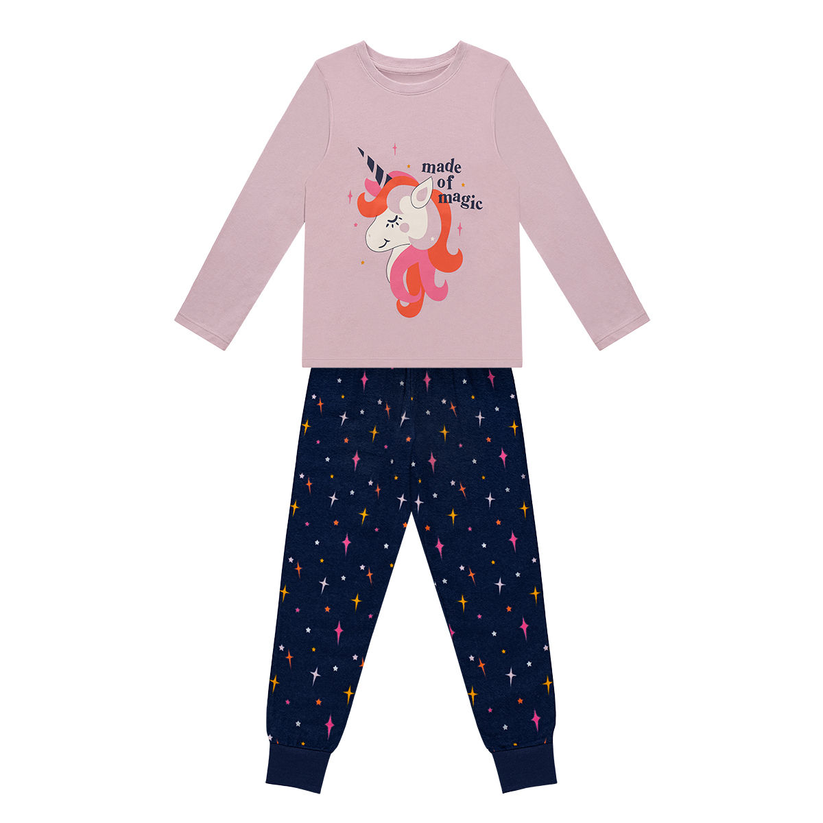 Girls Magic Organic Cotton Long Sleeve Top & Joggers