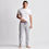 Thumbnail: Mens Light Grey Marl Lounge Trousers