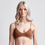 Thumbnail: Ladies Tan Seamfree Triangle Bralette