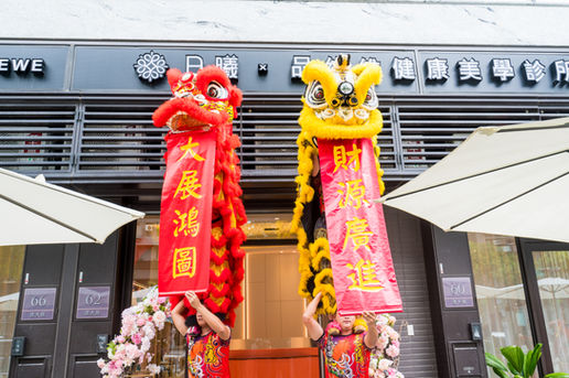 開幕舞獅表演,台中開幕