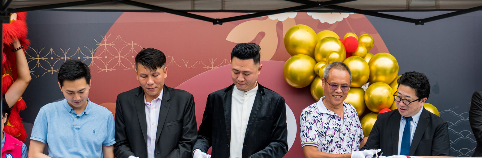 平祿壽司開幕剪綵儀式,台中開幕布置,新店開幕剪綵