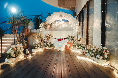 台中眺高夜景景觀餐廳求婚｜艾杜創意