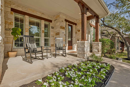 Rocking chairs on porch