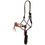 Thumbnail: Showman Cowpuncher Leather Nose Cowboy Knot Halter