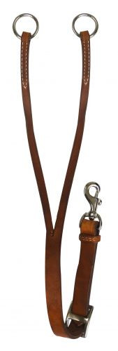 New! Showman Training fork made of American oiled harness leather main image 1
