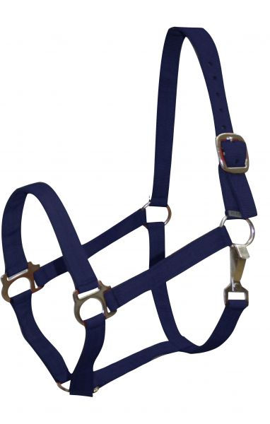 Thumbnail: Double Ply Horse Size Turnout Nylon Halter w/Snap