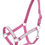 Thumbnail: Nylon Halter 2Ply Horse Size w/Crystal Noseband and Cheeks