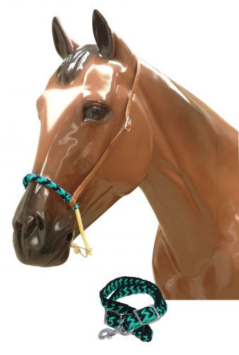 Thumbnail: Showman Braided Nylon Rope Noseband & Tie Down