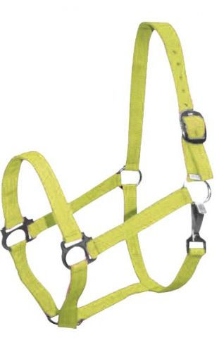 Thumbnail: Double Ply Horse Size Turnout Nylon Halter w/Snap
